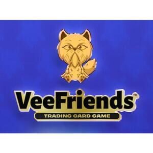 Veefriends 18k Gold Plated Pin: Perfect Persian Cat + "TCG" Gift Goat #17 Exclus